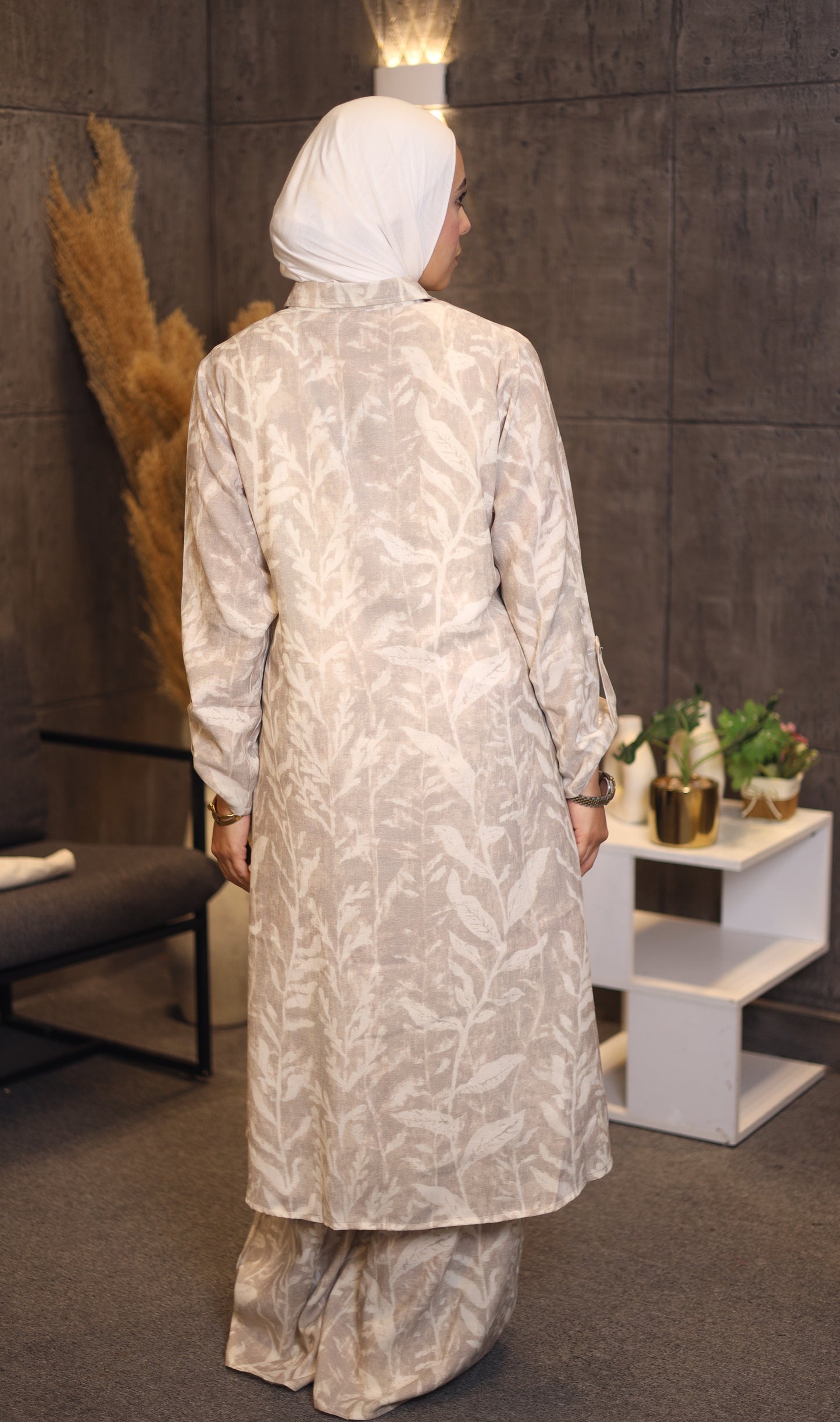 The Sand Foliage Longline Co-Ord