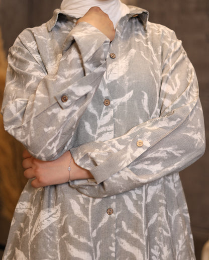 Gray Linen Set