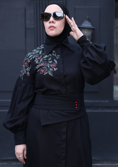 Hand-Painted Dress.