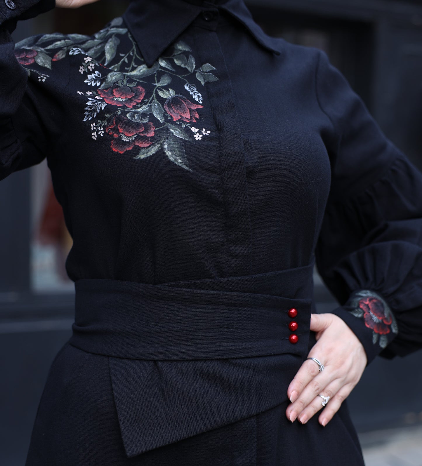 Hand-Painted Dress.
