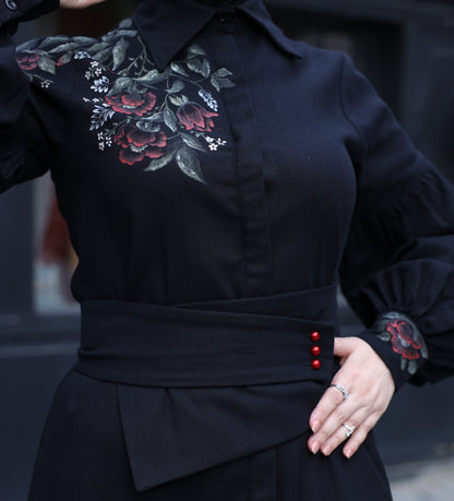 Hand-Painted Dress.