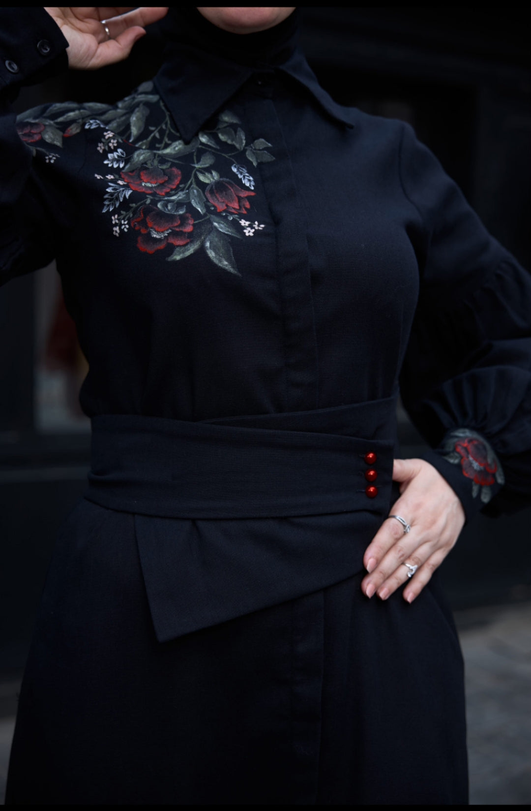 Hand-Painted Dress.